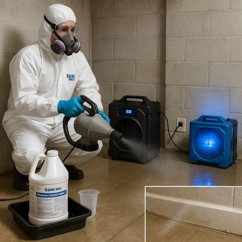 Sanitization and Odor Removal process in Milford, MI