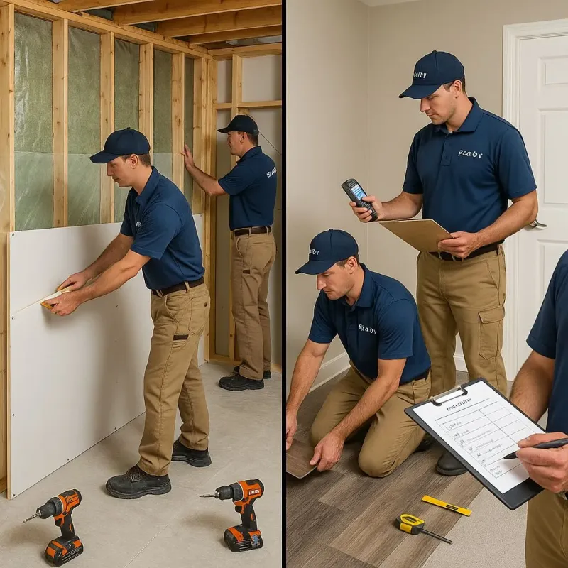 Repairs and Reconstruction process in Milford, MI